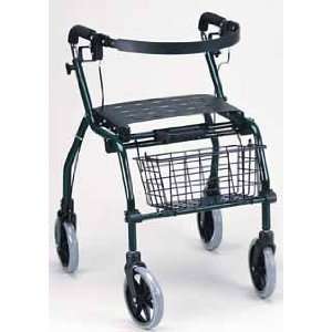  walker rollator with back support has 8 wheels, Locking hand brakes 