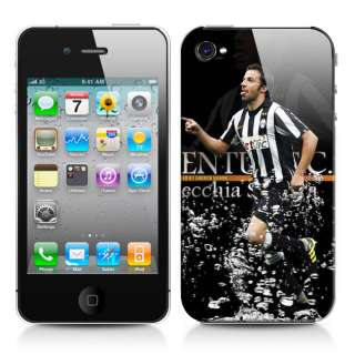 Cover Apple iPhone 4 4S   DEL PIERO JUVENTUS Juve Calcio Sport 