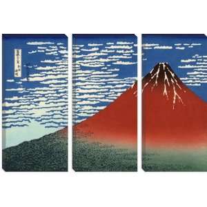  Mount Fuji in Clear Weather (Red Fuji) 1930 by Katsushika 