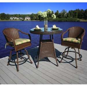   Lexington Bar Set  Rave Pine(Cushion Fabric) Patio, Lawn & Garden