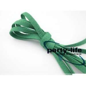 green flat shoe lace shoelace strings for sneakers 200pairs/lot whole