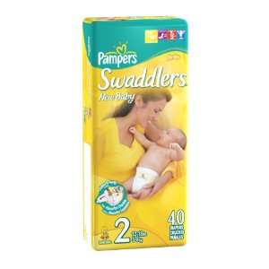  Pampers Swaddlers Diapers 36 pk.   Size 2 Baby