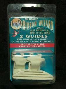 BONFIT RIBBON WIZARD 2 GUDES 4 SEWING ATTACHES MULTIPLE LAYERS RIBBON 