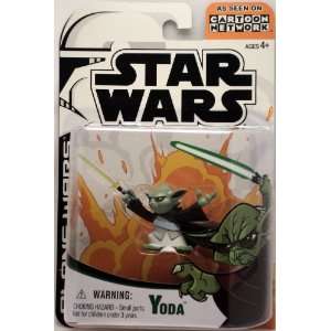  Clone Wars Cartoon Network Yoda C8/9 Toys & Games