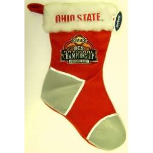  Ohio State BCS Championship Plush Christmas Stocking 