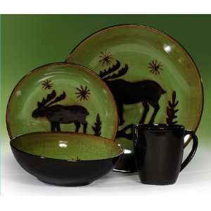  Wildlife 16pc Round Dinnerware Set By Tabletops Unlimited 