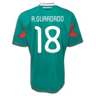 adidas Official Mexico National Team #18 Andres Guardado Home 