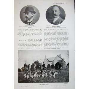  1905 Earl Yarborough Eglinton Heythrop Hounds Horses