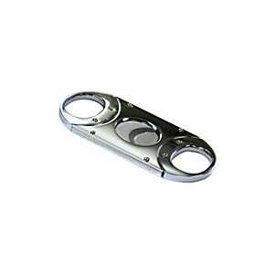  Silver High Polished Cigar Guillotine Cutter