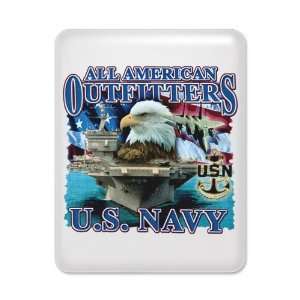 iPad Case White All American Outfitters US Navy Bald Eagle 