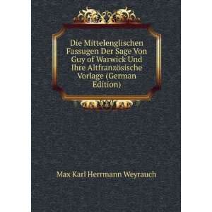   Vorlage (German Edition) Max Karl Herrmann Weyrauch 