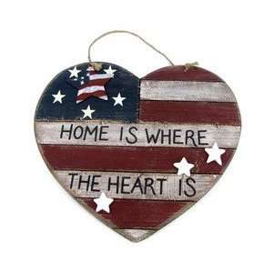  Home Decorations heart americana 11.5lx10.8h