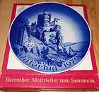 1985 Fathers Day DATERTAG Castle Wartburg Plate  