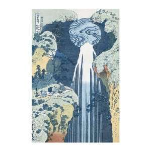  Katsushika Hokusai   Amida Waterfall On The Kiso Highway 