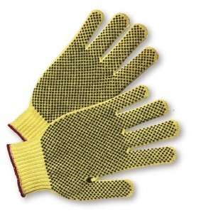  Kevlar Gloves with Dual Sided PVC Dots (lot of 12)