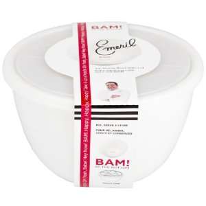  Zak Designs Emeril White 2 Quart Bowl with Lid Kitchen 