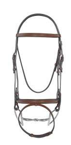   Padded Event Bridle w/Flash   Brown   Size OVERSIZE / WARMBLOOD