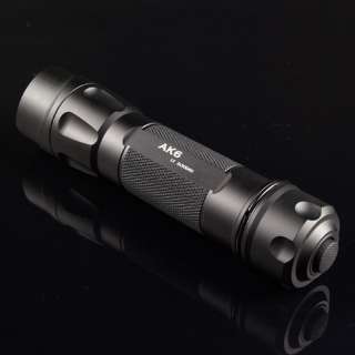 Wolf Eyes AK6 Cree MC E D38 LED AA 7 Mode Tactical Flashlight Outdoor 