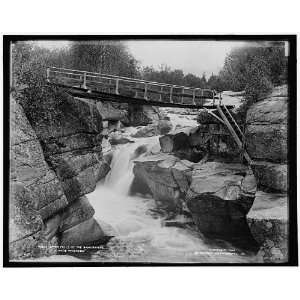  Upper falls of the Ammonoosuc,White Mountains