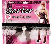 French Maid Leg Garter   French Maid Costume Accessorie  