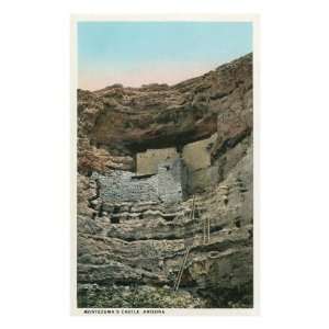  Montezumas Castle, Arizona Premium Poster Print, 8x12 