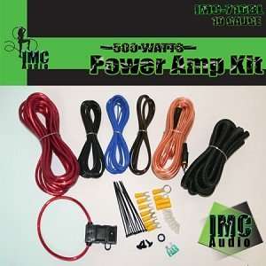  10 Gauge Amp Kit   500 Watts IMC Audio Red Car 