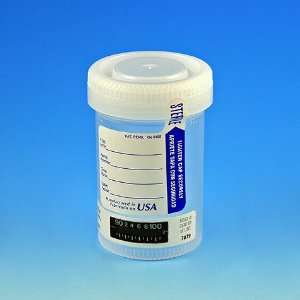 Drug Testing Containers   90mL Container with Temperature Strip 