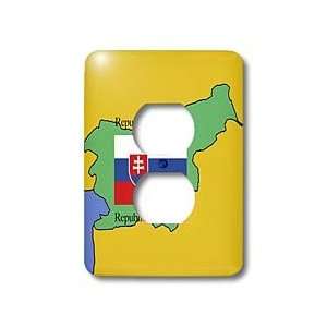  777images Flags and Maps   The map and flag of Slovenia 