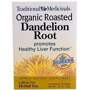   Roasted Dandelion Root, .85 oz (24 g), 16 Tea Bags by ClubNatural