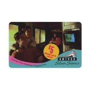  Collectible Phone Card $5. Amtrak Train Silver Service Amtrak 