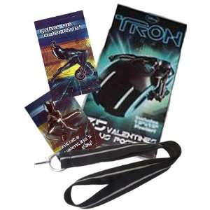  Disney TRON Legacy School Valentines Cards  Lanyard and Poster 