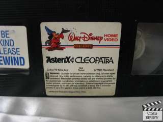 Asterix & Cleopatra VHS Walt Disney Home Video  