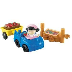  Little People Truck & Trailer Outdoor Market Stand Toys 