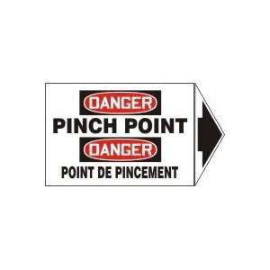 DANGER Labels DANGER PINCH POINT (BILINGUAL FRENCH   DANGER POINT DE 