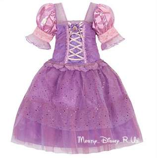  Exclusive Tangled Princess Rapunzel Costume Dress NEW 