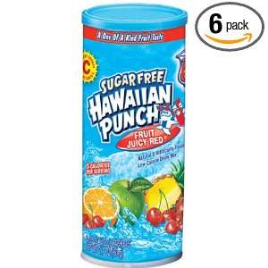 Hawaiian Punch Fruit Juicy Drink Mix, Red, 2.1 Ounce (Pack of 6 