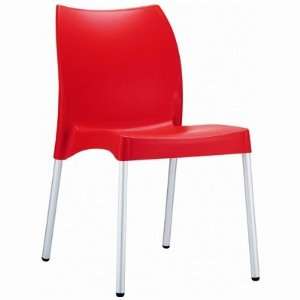  Compamia Vita Resin Outdoor Dining Chair   Red Patio 