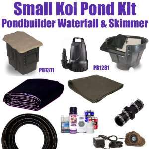  10 x 10 Small Koi Pond Kit 2,100 GPH Pump Pondbuilder 14 