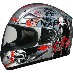  AFX Zombie Adult FX 90 Street Motorcycle Helmet w/ Free B 