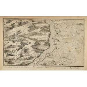  1757 Engraving Antique Map Nile River Egypt Sudan Frederic 