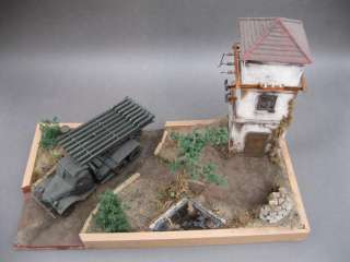 Pro Built 1/35 WW2 Diorama Soviet Army BM13 Stalinorgel  