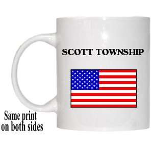 US Flag   Scott Township, Pennsylvania (PA) Mug 