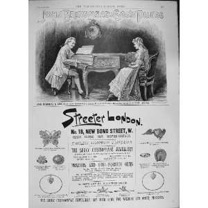  1894 ADVERTISEMENT JOHN BRINSMEAD PIANOS STREETER