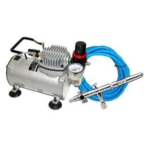   HP SBS AIRBRUSH SYSTEM WITH AIRBRUSH DEPOT MODEL TC 20