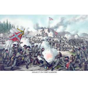  Battle of Ft. Sanders at Knoxville, Tennessee 24X36 Giclee 