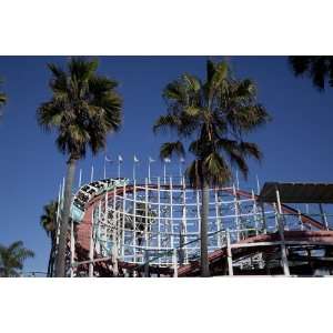 San Diego Belmont Park s Big Dipper Roller Coaster Ride, California 