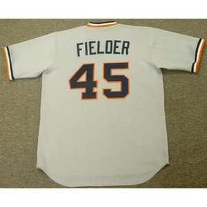 CECIL FIELDER Detroit Tigers Majestic Cooperstown Throwback Away 