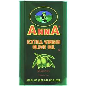 Anna Extra Virgin Olive Oil, 101 Ounce Grocery & Gourmet Food