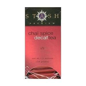 Stash Chai Spice Decaffeinated Tea Grocery & Gourmet Food