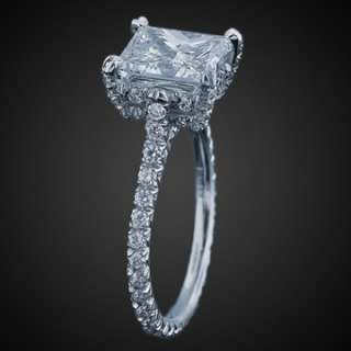   15ct GIA Vintage Princess Diamond Engagement Ring G/VS2 ON SALE  